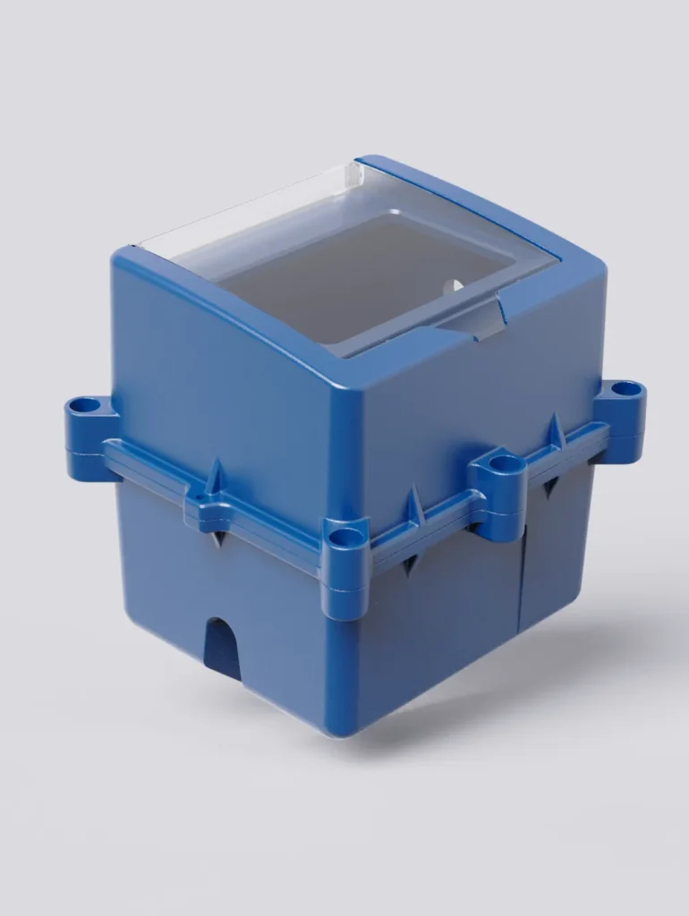 box with window for electronic devices