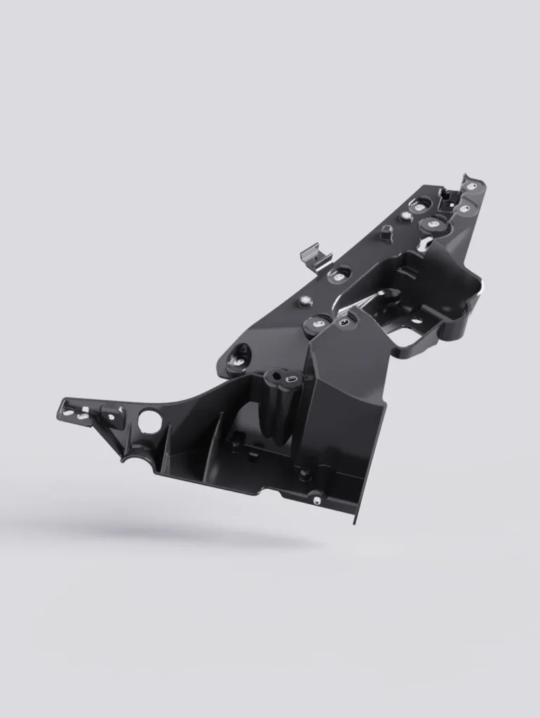 Complex plastic object for peripheral holder