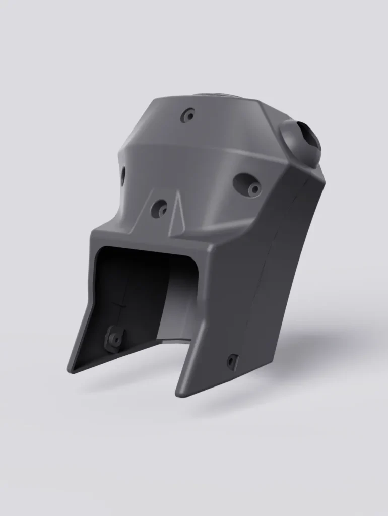 Assembly of the 2 shells of a Steering Column Cover